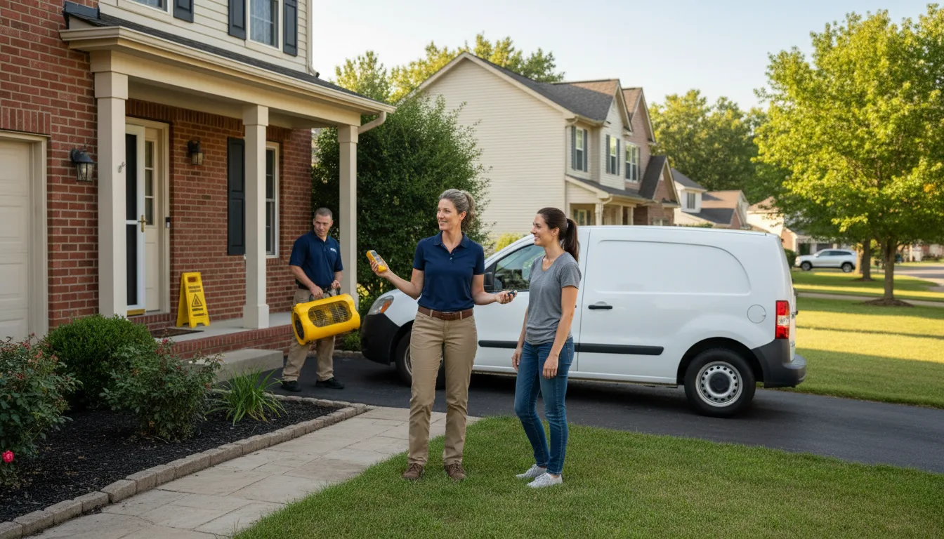 Water restoration image for Dehumidification And Cleanup Services in Waukau, WI